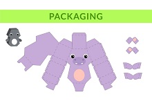 çocuklar için hazır hayvan model maketi şablonu, paper craft model animals
